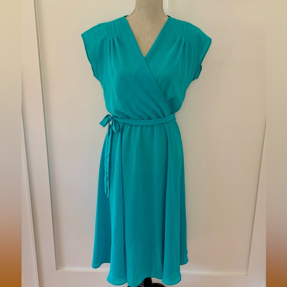 Up Stage vintage faux wrap dress